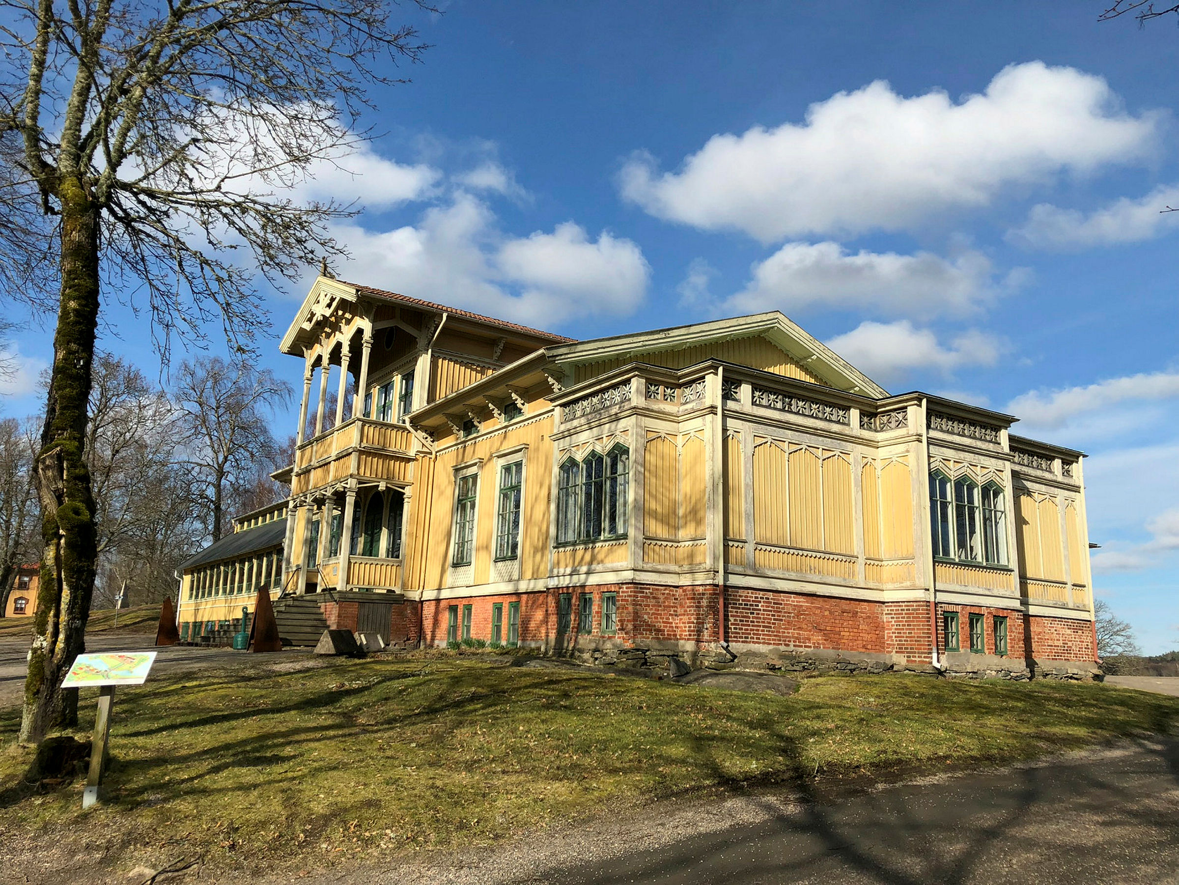 Vänhem på Nääs fotograferad 22 mars 2019