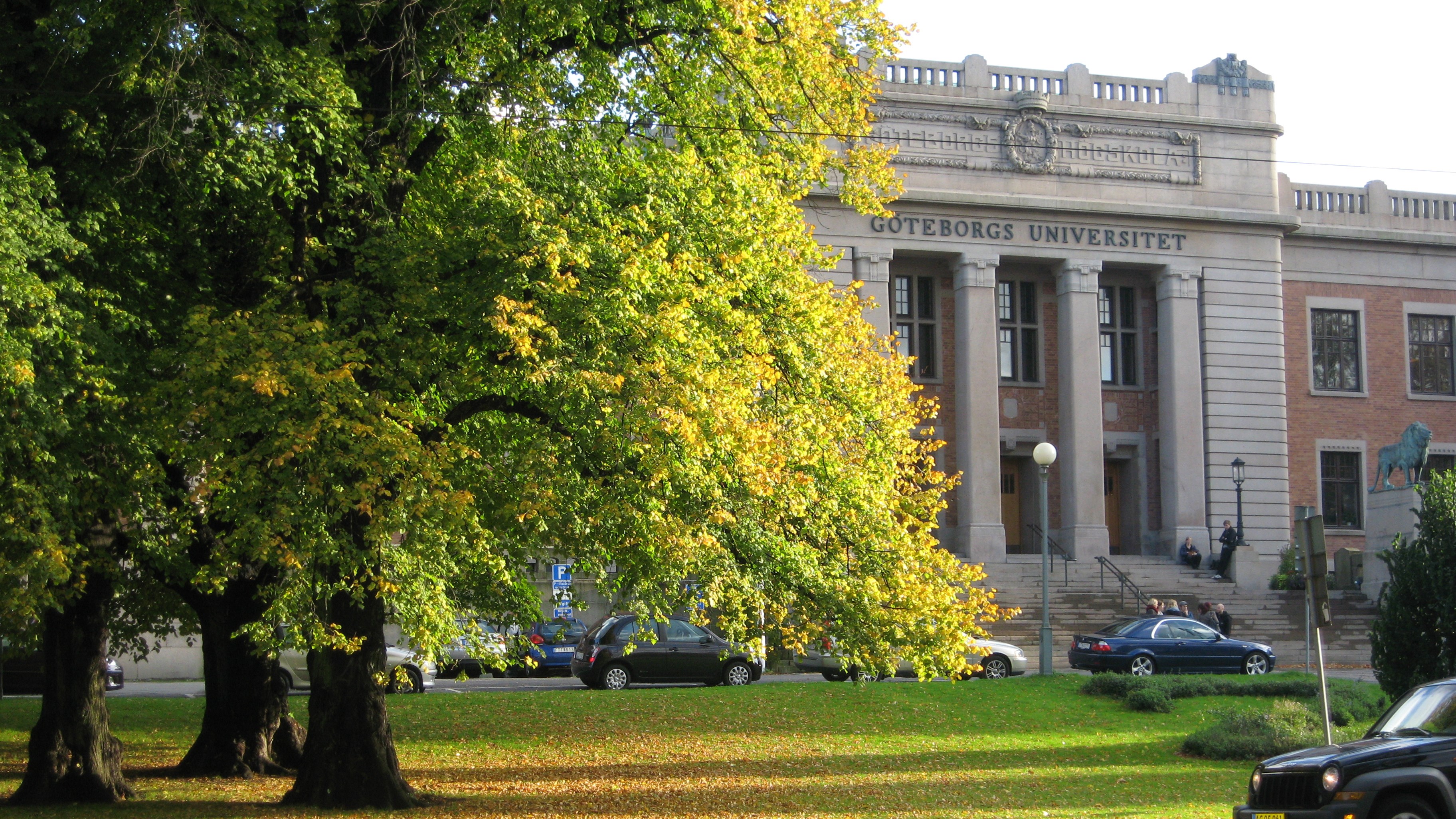 Göteborgs universitet i Vasaparken, Göteborg.