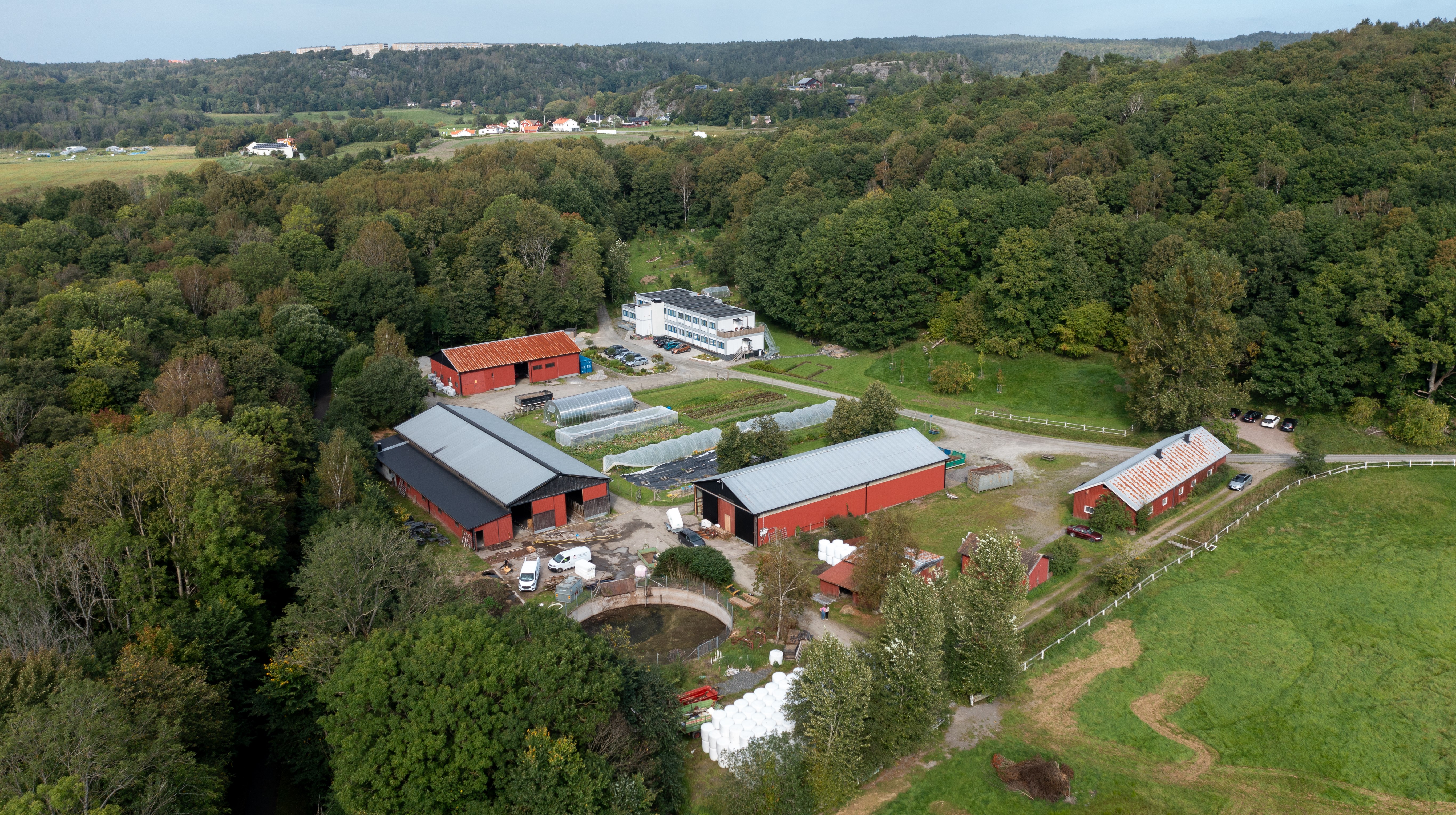 Översiktsbild över Angereds gård