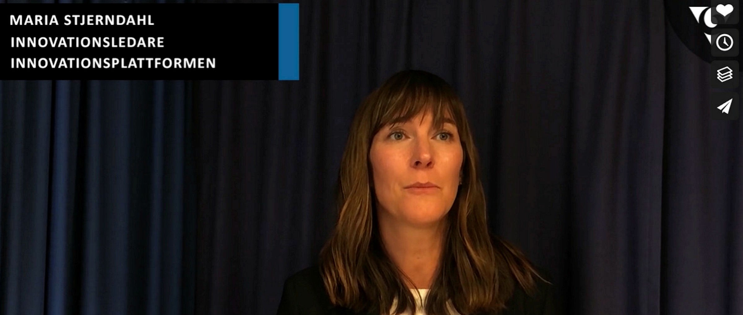 Maria Stjerndahl presenterar