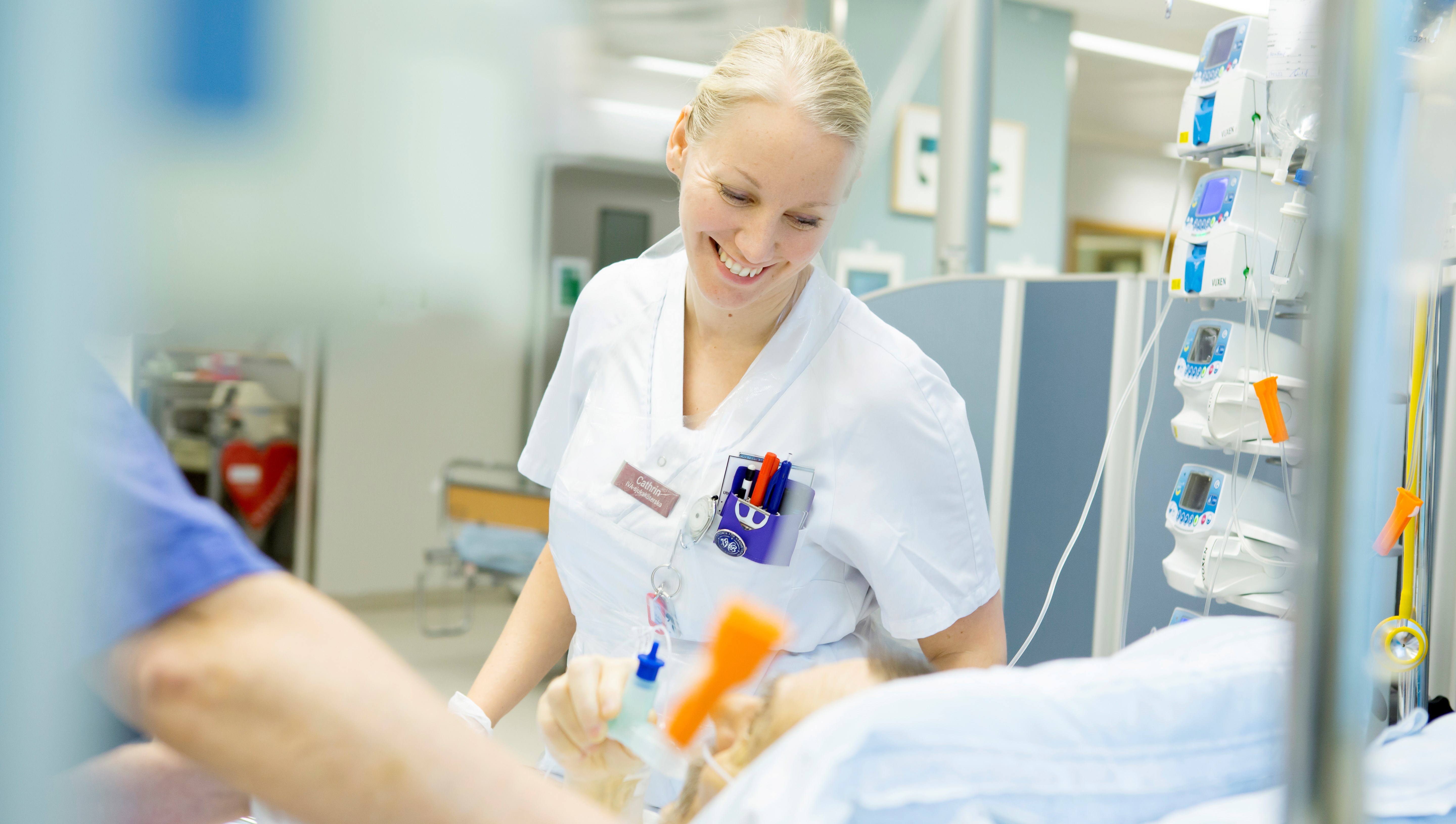 Bild på sjukhuspersonal 