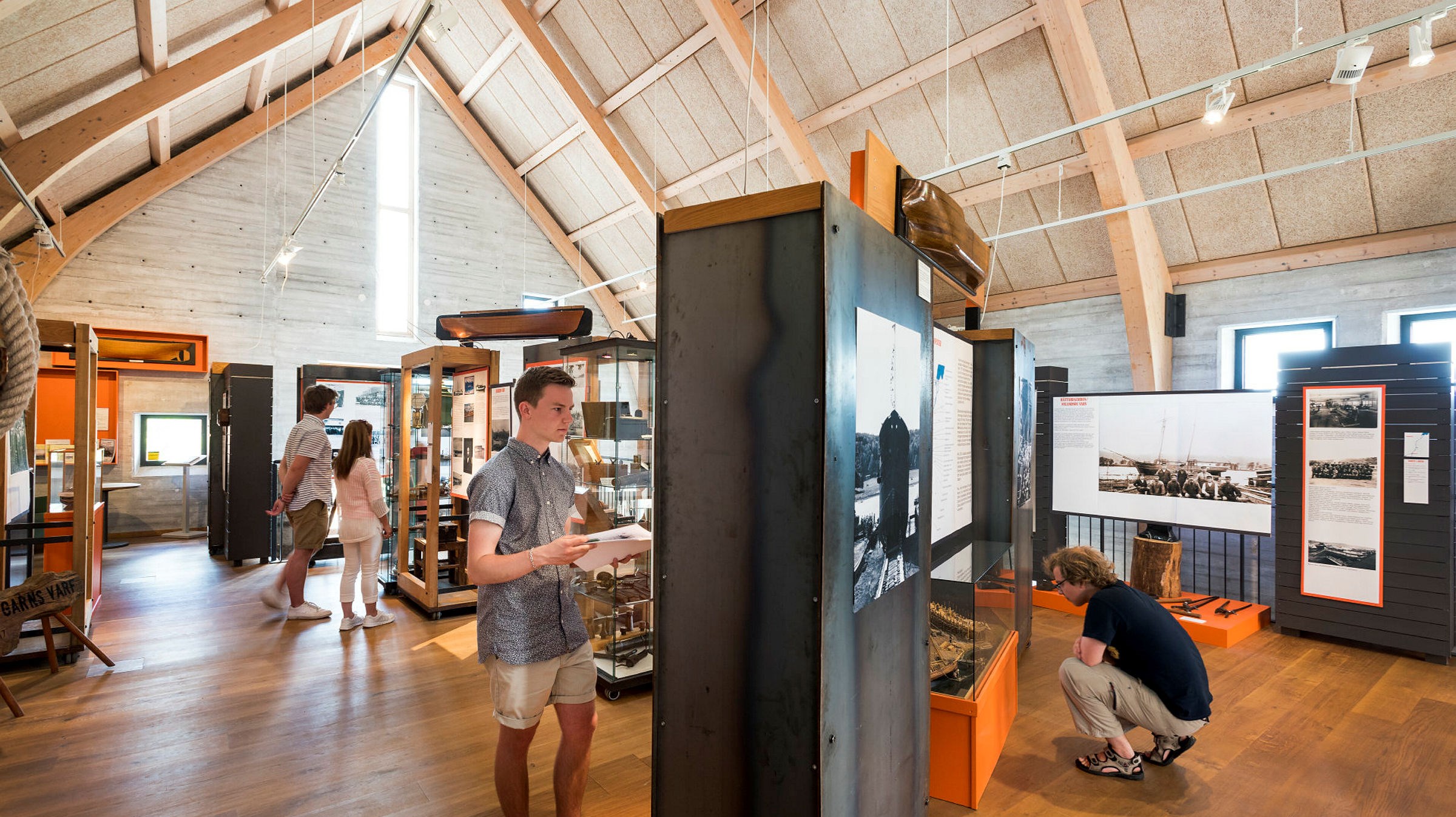 Bild från utställningen Mellan älv och hav på Lödöse museum. 