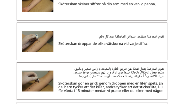 Allergitest med foton