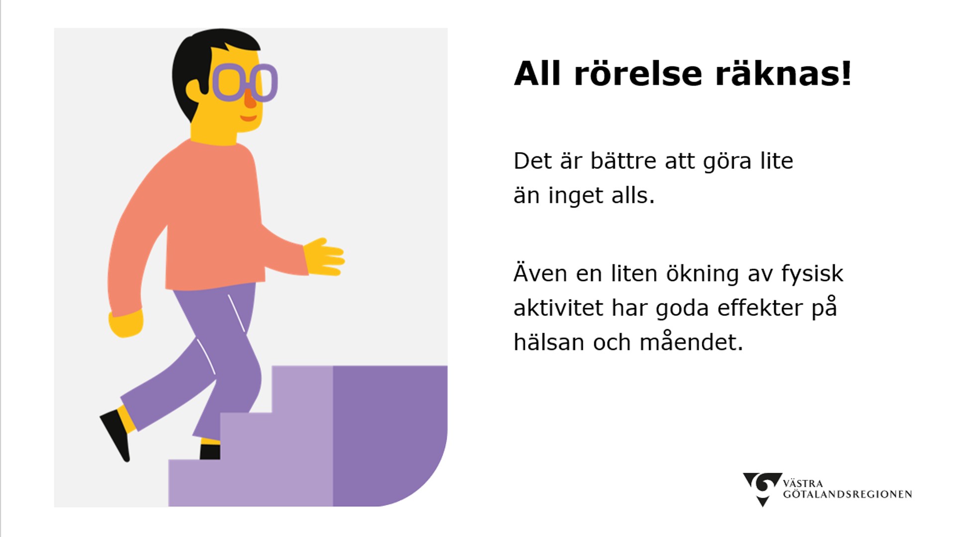 Första bilden i bildspelet om fysisk aktivitet och FaR