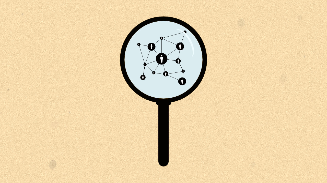 Bild på ett förstoringsglas.